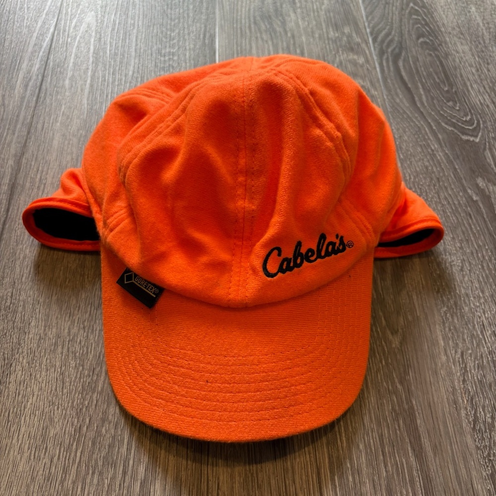 Cabela's Bold Orange Men's Hunting  Safety Hat with Ear flaps